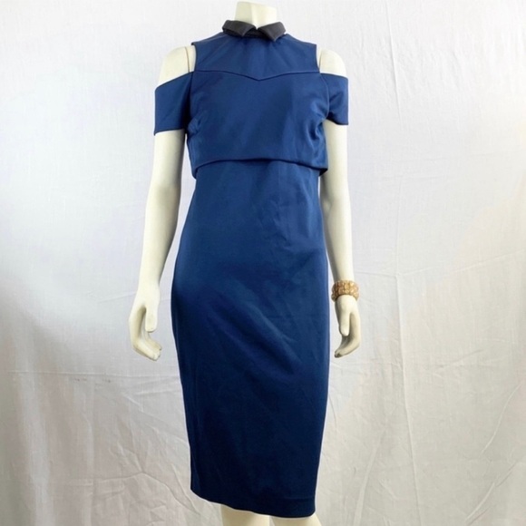 ASOS maternity nursing blue dress size 6 - Picture 2 of 8